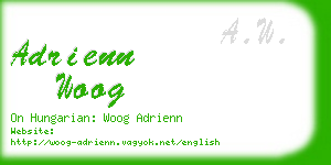 adrienn woog business card